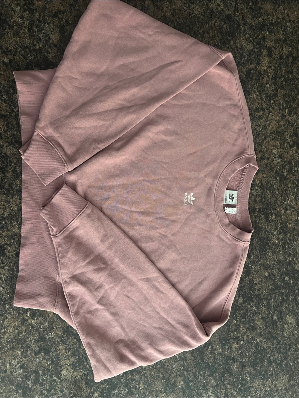 adidas Women's Dusty Pink Crewneck Sweatshirt